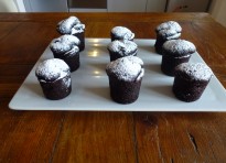 Mini muffin cioccolata e pere